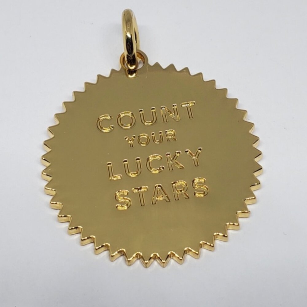 India Hicks Gold Pendant - Count Your Lucky Stars